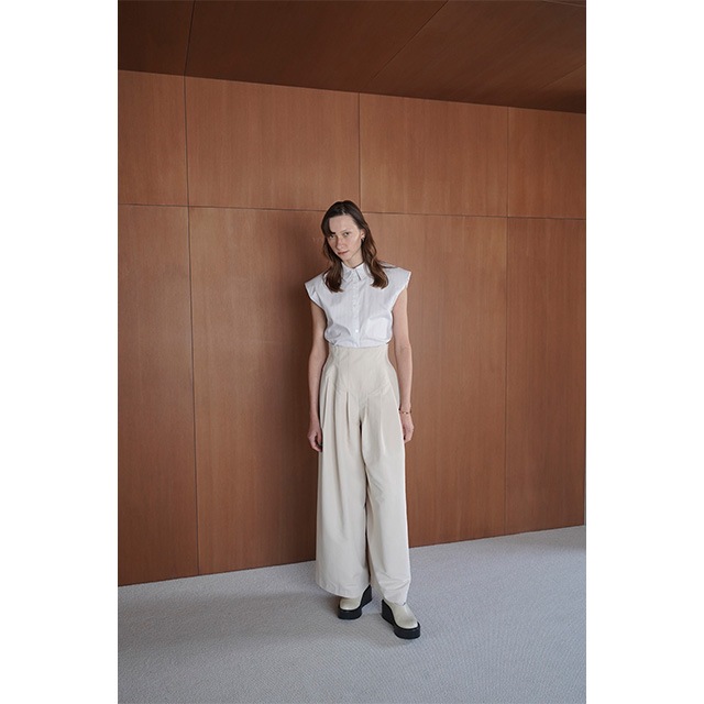 CLANE / ����� CORSET DESIGN WIDE PANTS