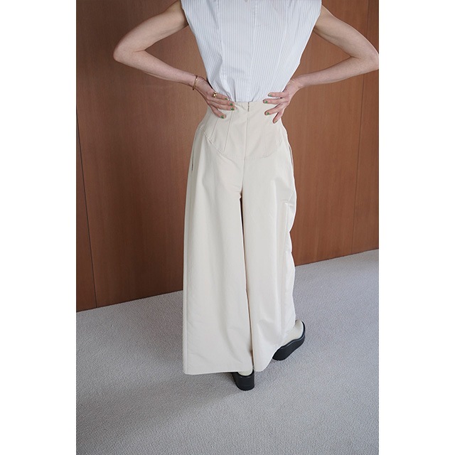 CLANE / クラネ CORSET DESIGN WIDE PANTS｜アーストライブ