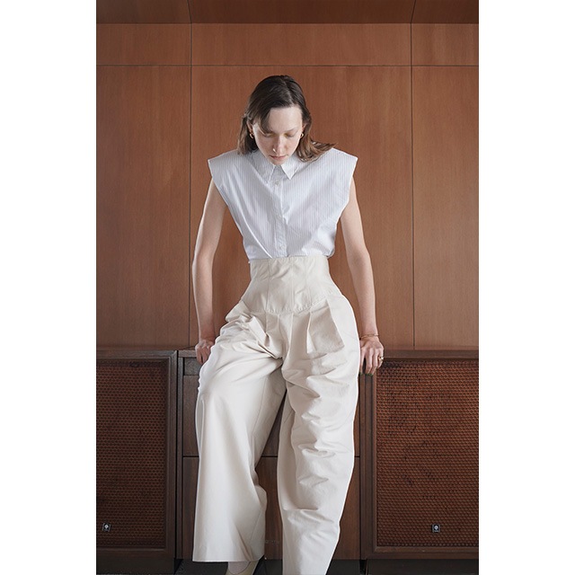 CLANE / クラネ CORSET DESIGN WIDE PANTS｜アーストライブ
