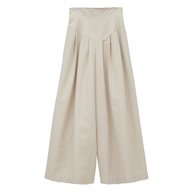 CLANE / ����� CORSET DESIGN WIDE PANTS