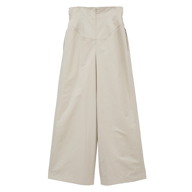 CLANE / ����� CORSET DESIGN WIDE PANTS
