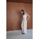 CLANE / ����� CORSET DESIGN WIDE PANTS