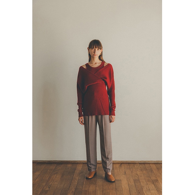 CLANE - はるかCACHE COEUR LAYER KNIT TOPS CLANE / クラネ CACHE COEUR LAYER KNIT TOPS｜アーストライブ