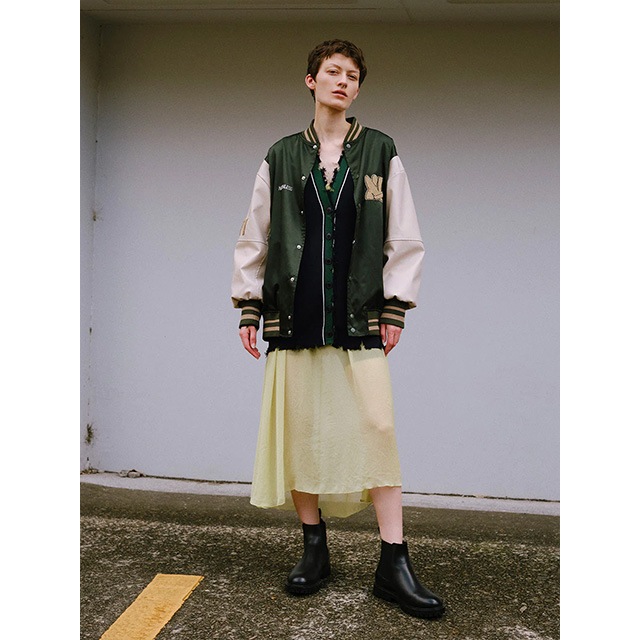 NOUNLESS / �ʥ���쥹 NYLON STADIUM JUMPER