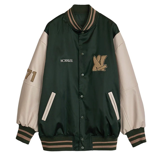 NOUNLESS / �ʥ���쥹 NYLON STADIUM JUMPER