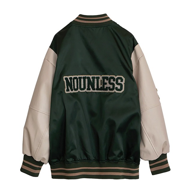 NOUNLESS / �ʥ���쥹 NYLON STADIUM JUMPER