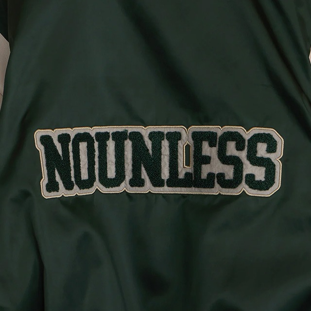 NOUNLESS / �ʥ���쥹 NYLON STADIUM JUMPER
