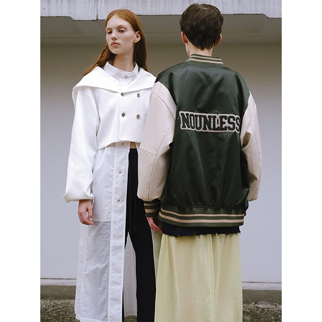 NOUNLESS / �ʥ���쥹 NYLON STADIUM JUMPER
