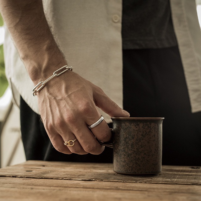 ����ѥ������֥����� Unity Double Ring - Silver