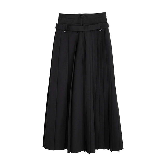 NOUNLESS / �ʥ���쥹 DOUBLE LOW WAIST SKIRT