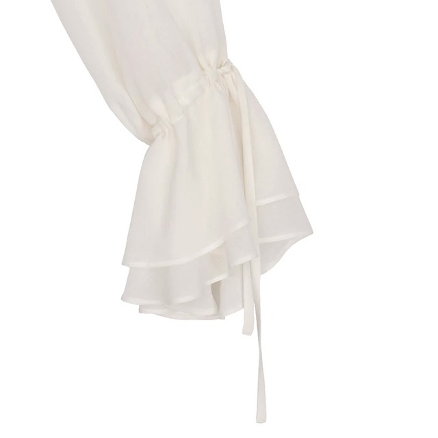 NOUNLESS / �ʥ���쥹 AIRY RUFFLE OVER BLOUSE