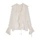 NOUNLESS / �ʥ���쥹 AIRY RUFFLE OVER BLOUSE