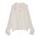 NOUNLESS / �ʥ���쥹 AIRY RUFFLE OVER BLOUSE