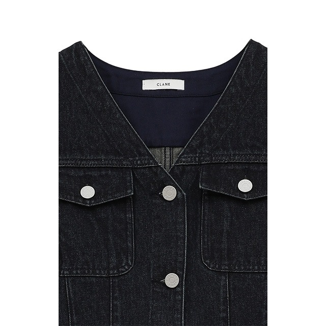 CLANE / ����� SLEEVELESS LADY DENIM ONEPIECE