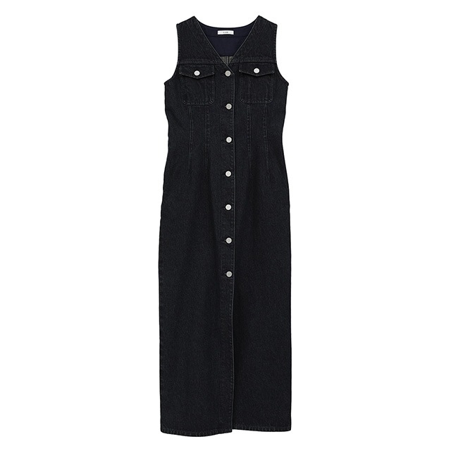 CLANE / ����� SLEEVELESS LADY DENIM ONEPIECE