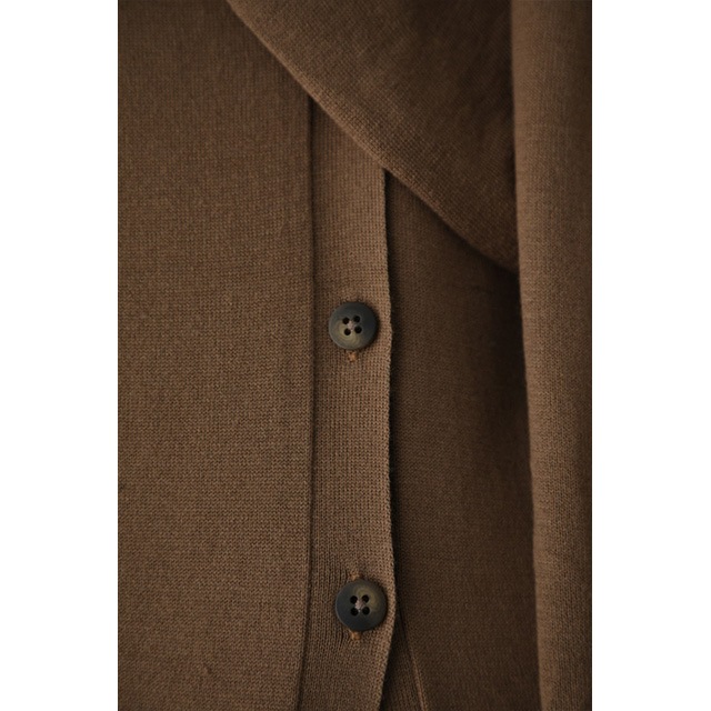 RIM.ARK / ॢ  Cross arrange long knit OP