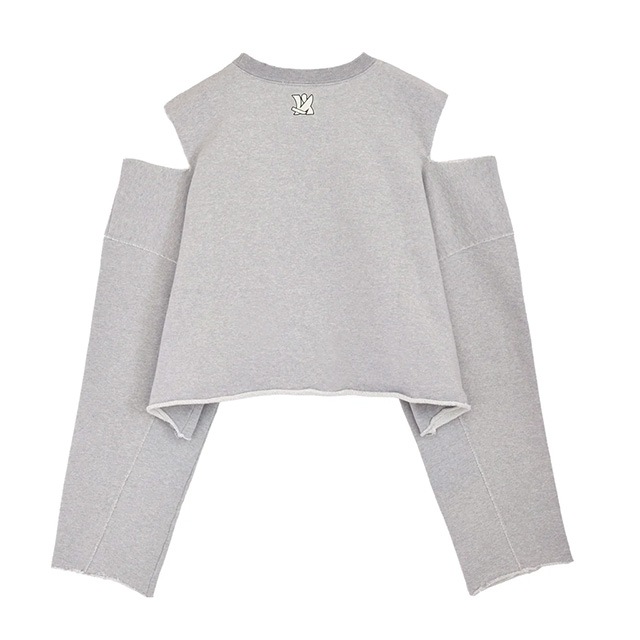 NOUNLESS / �ʥ���쥹 NOUNLESS CUT OFF LOGO SWEAT