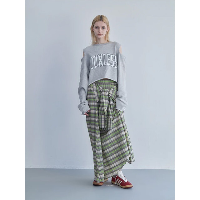 NOUNLESS / �ʥ���쥹 NOUNLESS CUT OFF LOGO SWEAT