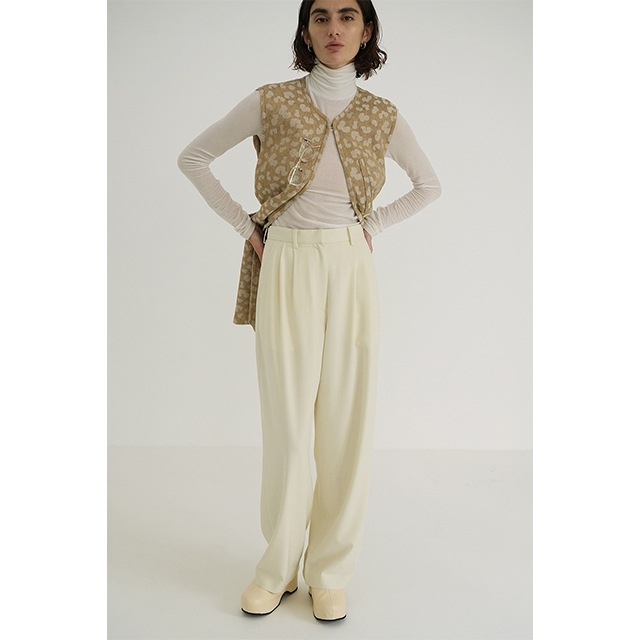 CLANE /  BASIC TUCK PANTS