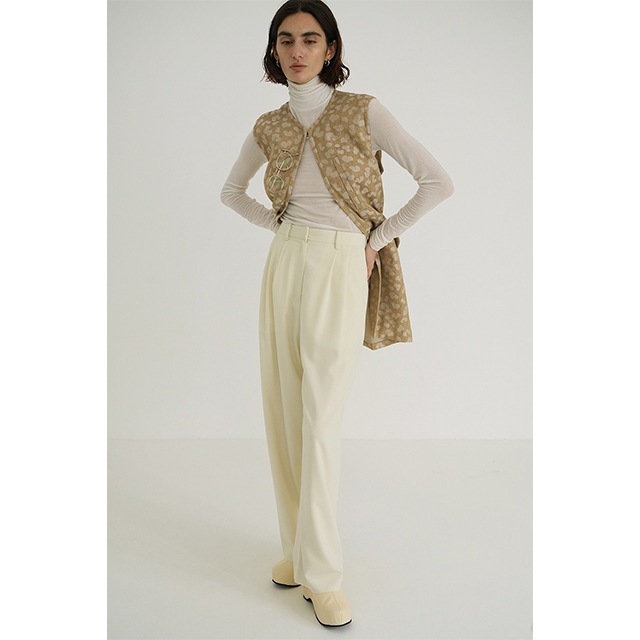 CLANE /  BASIC TUCK PANTS