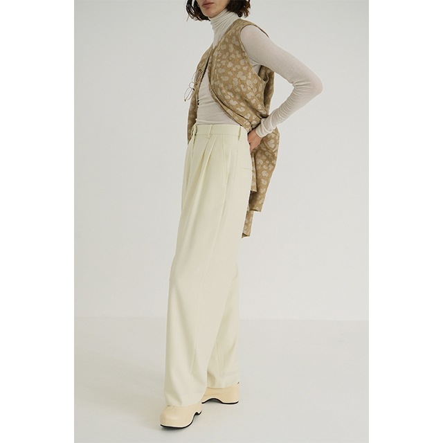 CLANE /  BASIC TUCK PANTS