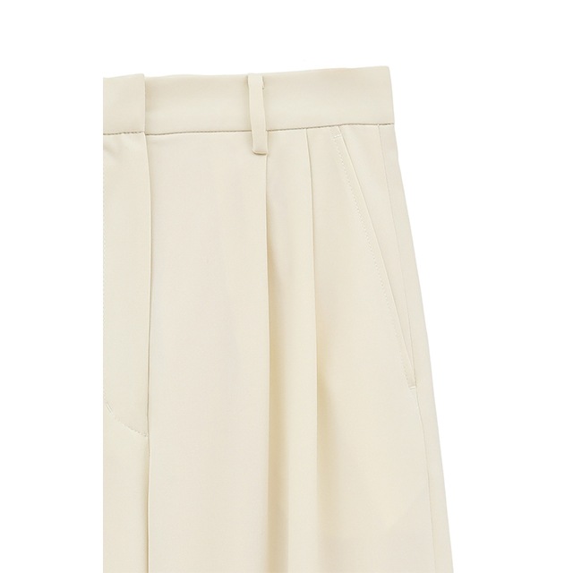 CLANE /  BASIC TUCK PANTS