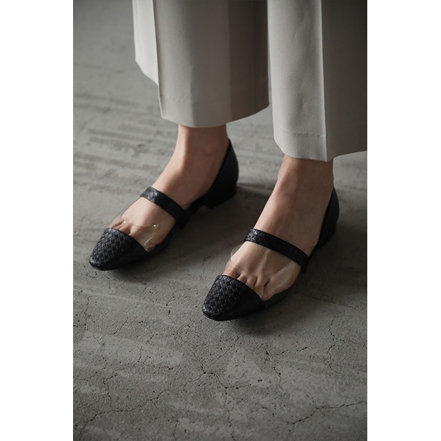 RIM.ARK / ��ॢ���� Low heel clear pumps