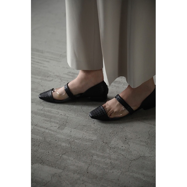 RIM.ARK / ��ॢ���� Low heel clear pumps
