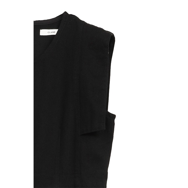 CLANE / ����� SQUARE SLEEVE DENIM ALL IN ONE