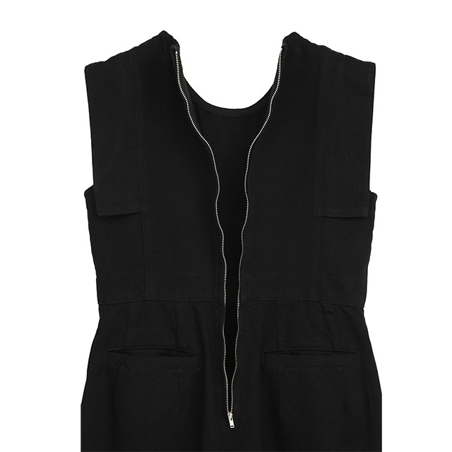 CLANE / ����� SQUARE SLEEVE DENIM ALL IN ONE
