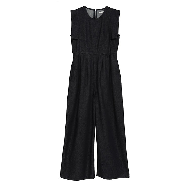 CLANE / ����� SQUARE SLEEVE DENIM ALL IN ONE