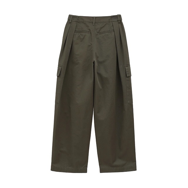 CLANE / ����� WIDE TUCK WORK PANTS