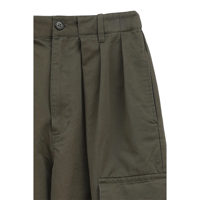 CLANE / ����� WIDE TUCK WORK PANTS