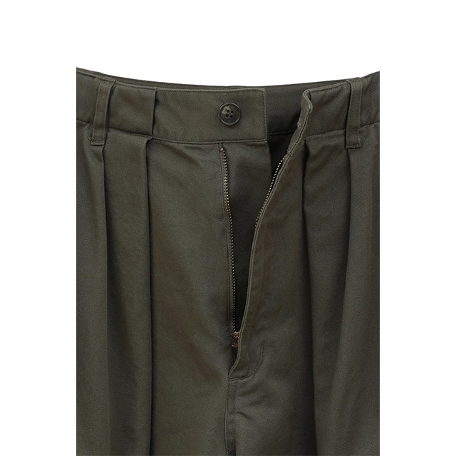 CLANE / ����� WIDE TUCK WORK PANTS