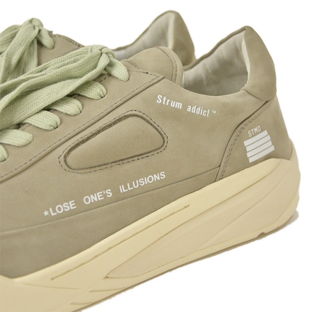 Strum addict ストラムアディクト ローカットレザースニーカー｜アース  