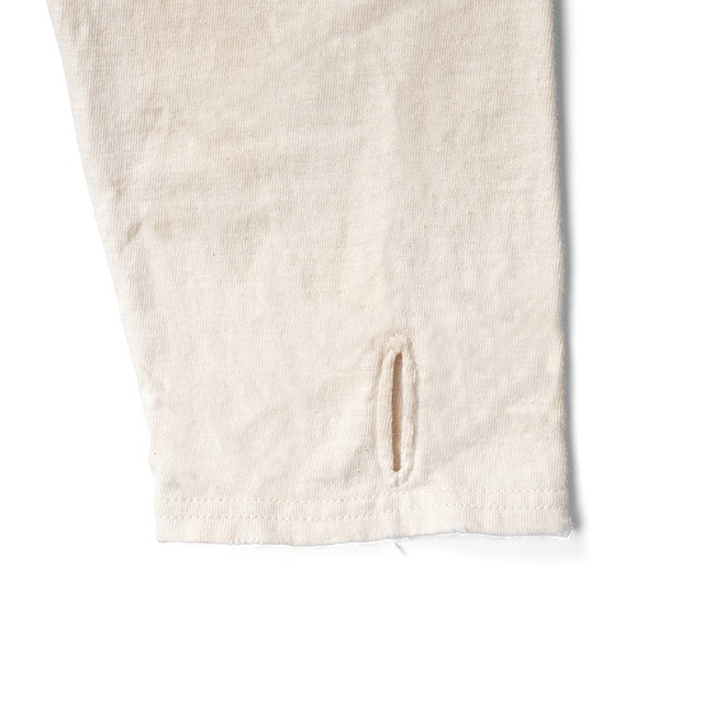 Name. / VINTAGE WASH HENLEY NECK L/S TEE