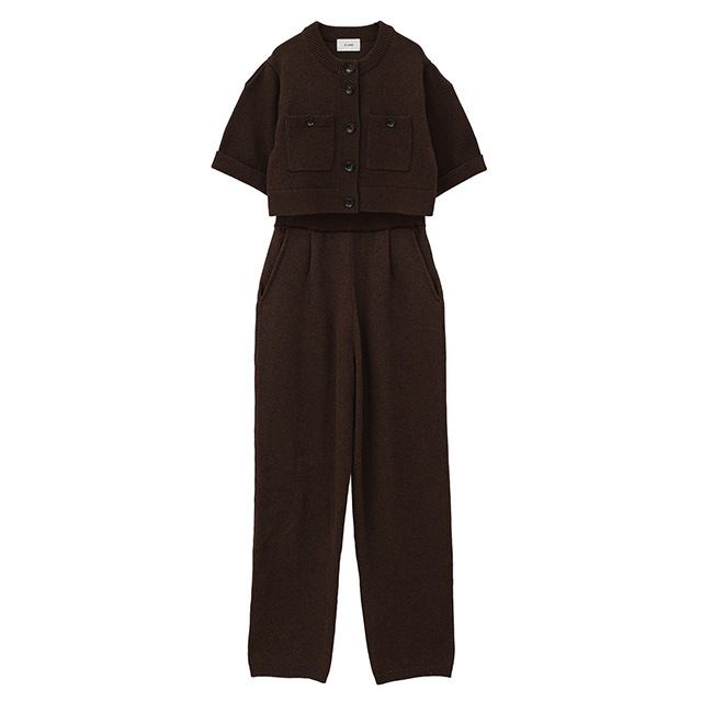 CLANE / ����� HALF SLEEVE KNIT TOPS & PANTS SET