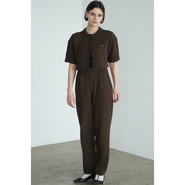 CLANE / ����� HALF SLEEVE KNIT TOPS & PANTS SET
