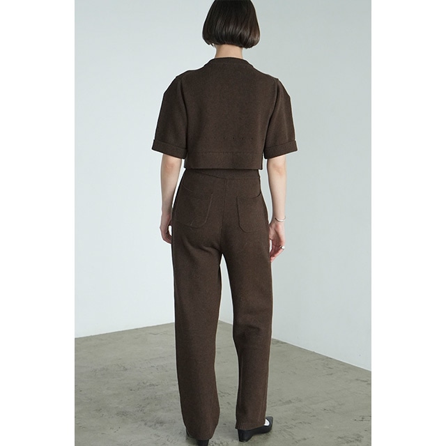 極美品【CLANE】OVER HALF SLEEVE KNIT TOPS M 2 7月22日（金）発売の”OVER HALF SLEEVE KNIT TOPS ”を3色カラー