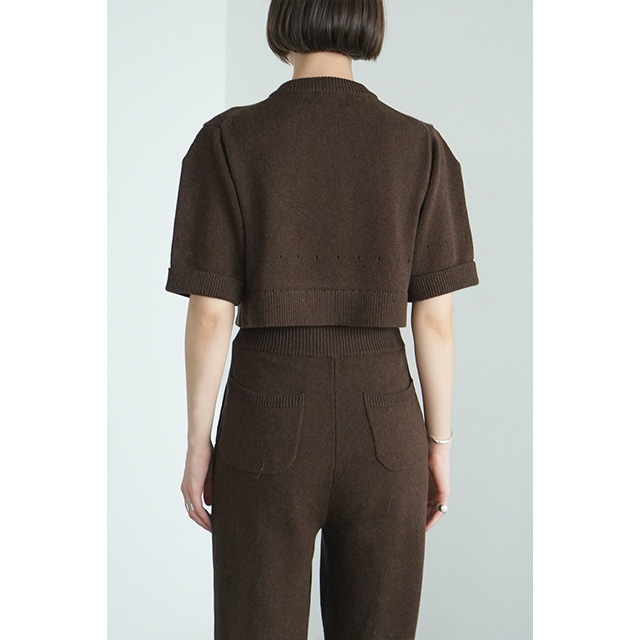 CLANE / ����� HALF SLEEVE KNIT TOPS & PANTS SET