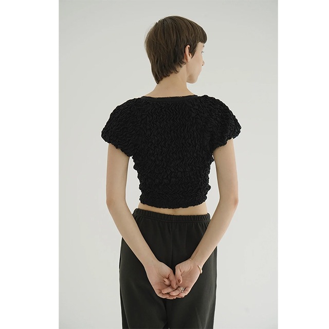 CLANE / ����� SHIRRING PUFF TOPS