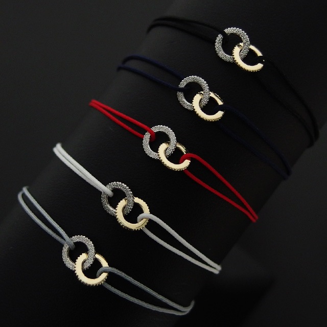 ����ѥ������֥����� Double Ring Cord Bracelet