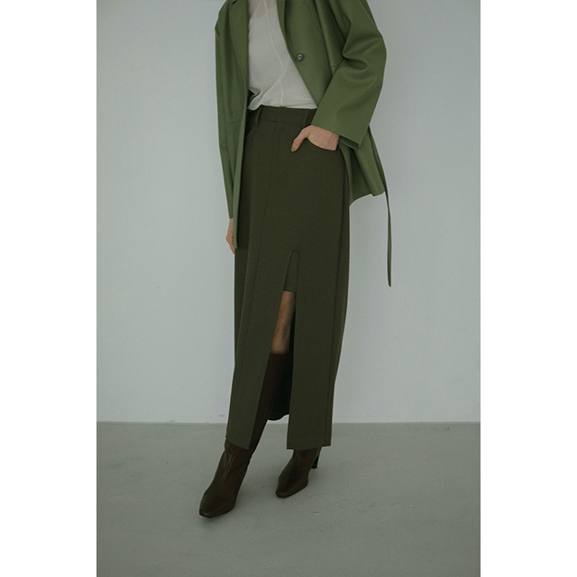 MANOF / ޥΥ SLIT LAYERED SKIRT