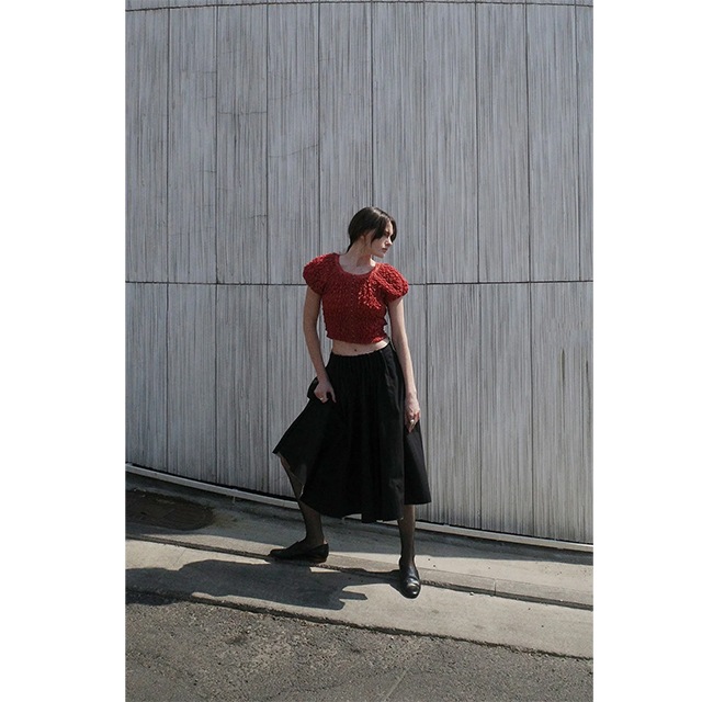 CLANE / ����� SHIRRING PUFF TOPS