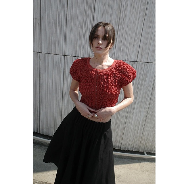 CLANE / ����� SHIRRING PUFF TOPS