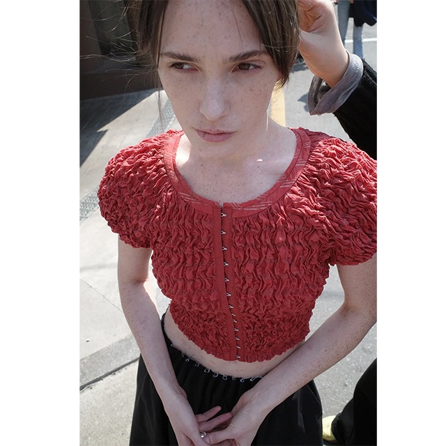 CLANE / ����� SHIRRING PUFF TOPS