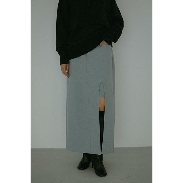 MANOF / ޥΥ SLIT LAYERED SKIRT