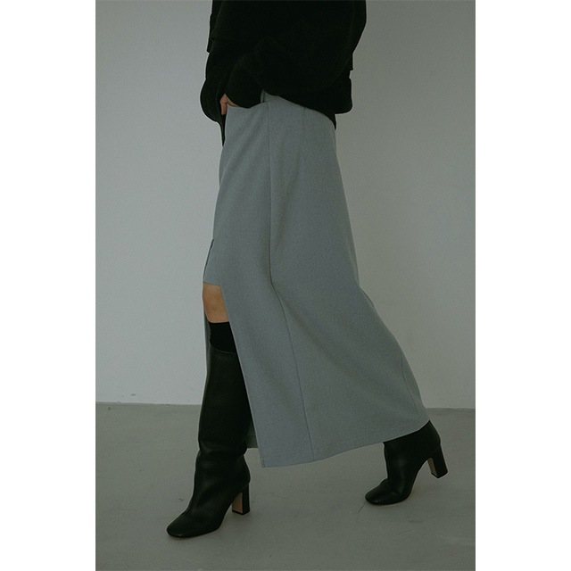MANOF / ޥΥ SLIT LAYERED SKIRT
