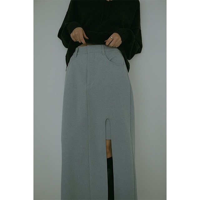 MANOF / ޥΥ SLIT LAYERED SKIRT