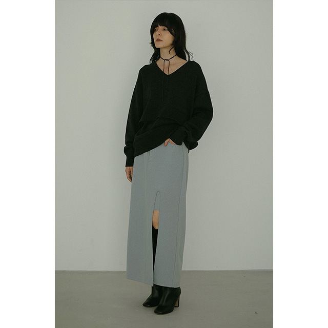 MANOF / ޥΥ SLIT LAYERED SKIRT